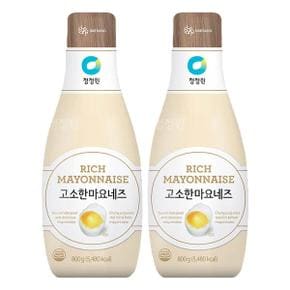 청정원 고소한 마요네즈, 800g, 2개