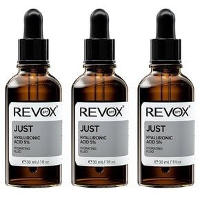 Revox 저스트 히알루론산 5%세럼 JUST Hyaluronic Acid 30ml 3개