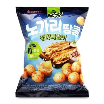  롯데 오잉 노가리땅콩 청양마요맛 80g-1개 간편안주 (WF744BF)