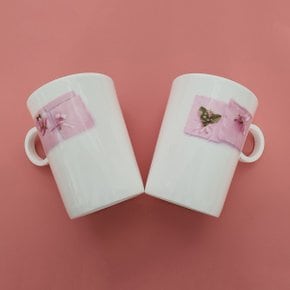 스토리 머그2p  사은품 티스푼 제공~~  국내생산 품질좋은 본차이나 제품입니다.