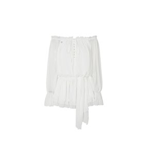 ANGEL HOOK DRESS white