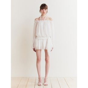 ANGEL HOOK DRESS white