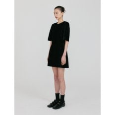 ZOEY Short Sleeve Hourglass Dress - Black