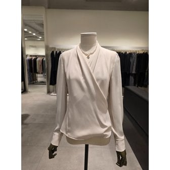 지고트 [파주점] 드레이프 랩 브이넥 블라우스 JSRB0BL151