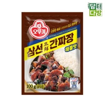  오뚜기 삼선간짜장 해물맛 100g X 10개 (WC9D12F)