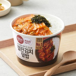 햇반컵반 철판김치덮밥 254g