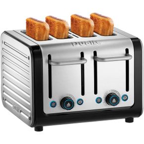 영국 듀얼릿 전기포트 Dualit 46505 Architect 4 Slice Toaster Brushed 스테인리스 스틸 with