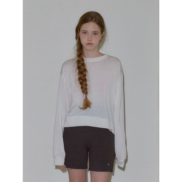 니트쇼츠팬츠_CHARCOAL