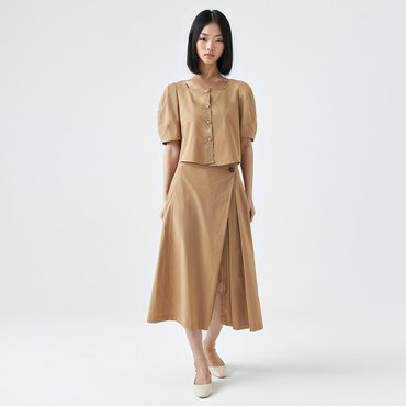 LINE [라인어디션]디르티카 미디 스커트 NWSKOG4900