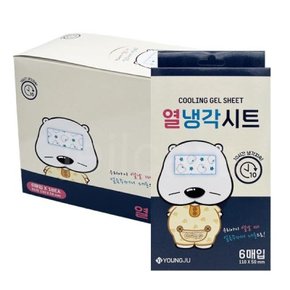 곰탱이 열냉각시트 6매입 10개 /열내림패치