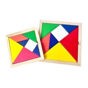 칠교놀이 퍼즐 10cm 13cm 탱그램 수학교구