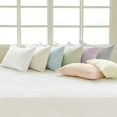 소프트 피그먼트워싱 줄누빔 베개커버 (1+1) 40x60