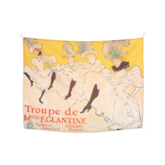 아티쉬 패브릭포스터 La Troupe de Mademoiselle Eglantine, 1896, 앙리 드 툴루즈 로트렉