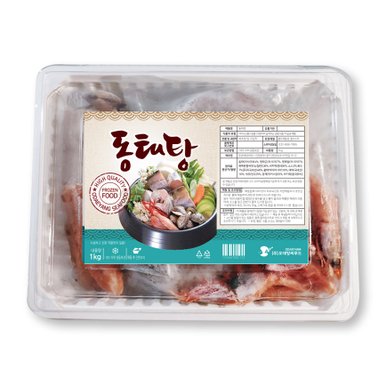 동태탕 1kg 냉동밀키트 자연재료육수, 소스포함, 15분조리 냉동