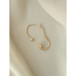 Plimp disc earrings (플럼프 디스크 이어링)