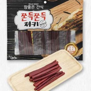 헬로도기 강아지 간식 져키 애견 간식 저키 오리 300g