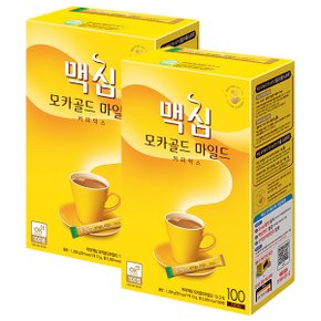 맥심 모카골드 마일드 100T 2개세트