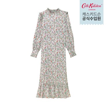 캐스키드슨 프릴 디테일 미디 드레스 덴스 페이즐리 (CK-F106351218589257_SET)