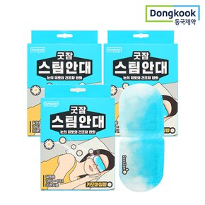 굿잠 카모마일향 스팀안대 10입 3박스 / 온열안대 수면안대 눈찜질