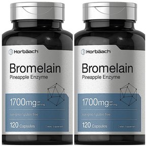 호바흐 브로멜라인 Bromelain 1700mg 120캡슐 2개