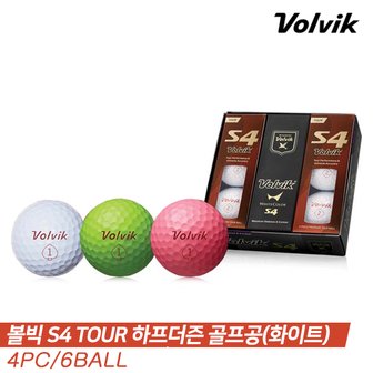 볼빅 19 NEW! S4 TOUR (S4 투어) 하프더즌 골프볼 [4피스/6알/화이트]