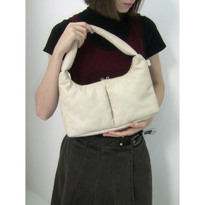 Soft Basket Hobo Bag (S)(beige)