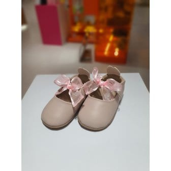 미니위즈 [시흥점] 위즈보우 아기 걸음마신발(라이트핑크)(MZKCF1TSBO11LPK)