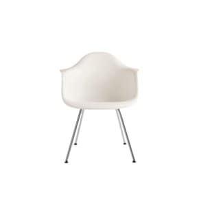 [허먼밀러 공식딜러 7월경 입고예정] Eames Plastic Armchair, 4-Leg (White/Chrome)