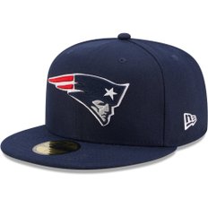 뉴에라 59Fifty 핏 캡 - 사이드 패치 NFL 뉴잉글랜드 패트리어츠