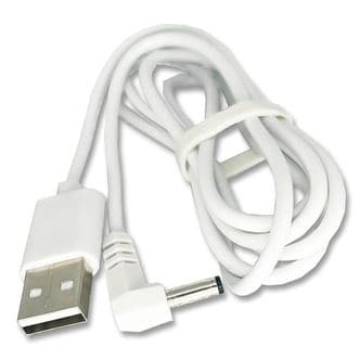 제이큐 USB to DC 케이블 전원공급 3.5mm 1.35mm 1M 화이트 X ( 5매입 )