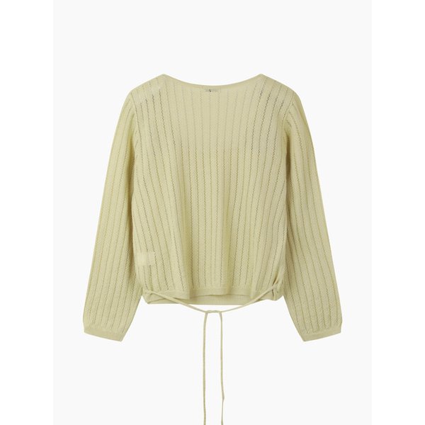 [Online Exclusive] 레이스 조직 나시 셋업 니트_SAKPE4611LK