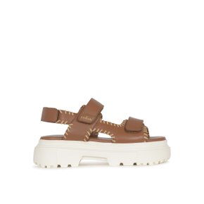 [호간] Flat Sandals GYW6440FK00TKC080V S003(CUOIO SCURO)+C208(DESERTO