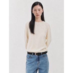 캐시미어 에센셜 라운드넥 니트 / CASHMERE ESSENTIAL ROUND NECK KNIT_5colors
