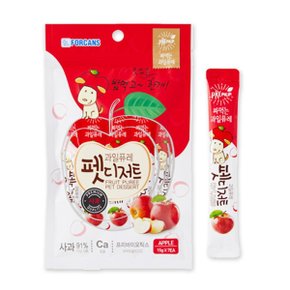 강아지 과일 퓨레 펫디저트 사과 간식 15gx7개