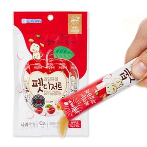 강아지 과일 퓨레 펫디저트 사과 간식 15gx7개