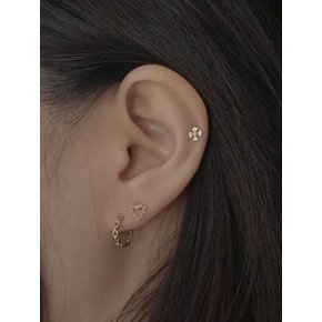 14k CH chrom cubic piercing