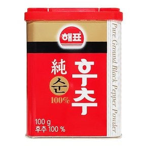 해표 순 후추 캔 100g x 1개