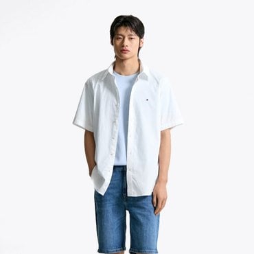 타미힐피거 [타미힐피거남성]옥스포드 반팔 셔츠 (T12F3WSH100MT1YCF)