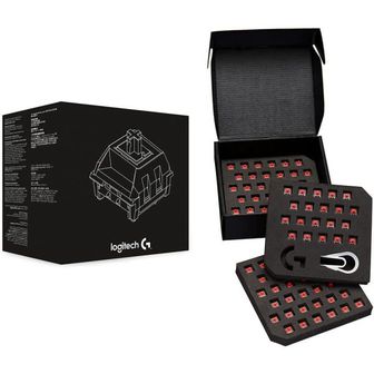 Logitech 미국 로지텍 게이밍 키보드 Logitech G Pro X Mechanical G아미ng Keyboard Switch Kit GX RED