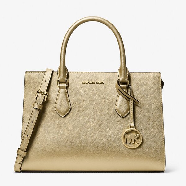 [국내배송] 마이클코어스 쉴라 미디엄 메탈릭 사첼백 35F4G6HS3M