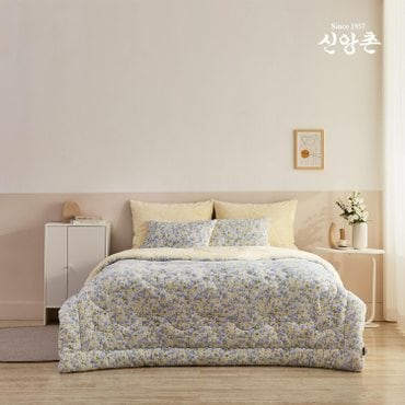 신앙촌 극세사 침구 [안나] 이불 S (1인용) 블루