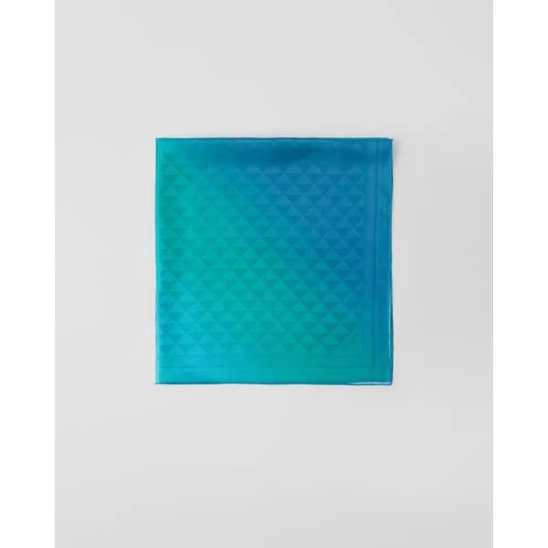프린트 실크 트윌 스카프 90x90