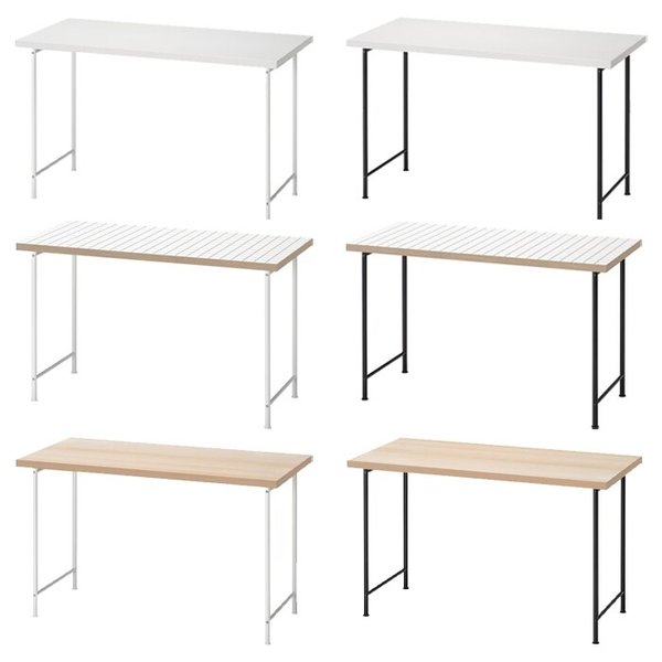 LAGKAPTEN 락캅텐 / SPAND 스펜드 책상 120x60cm/컴퓨터책상/사무용테이블/데스크