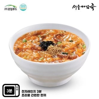 로뎀푸드 [DO803][서울마님죽]엄마의맛! 든든한 아침식사 낙지김치죽500g*3봉
