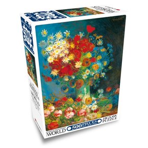 직소퍼즐 명화 들꽃과 장미가 있는 정물 500피스