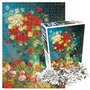 직소퍼즐 명화 들꽃과 장미가 있는 정물 500피스