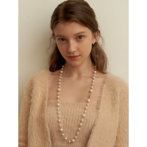 [Silver925] LA BELLE Pearl Mix Long Necklace_NZ1125