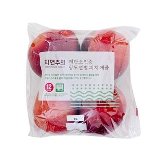 자연주의 저탄소인증 당도선별 피치애플 4입/봉 (1.3kg내외)