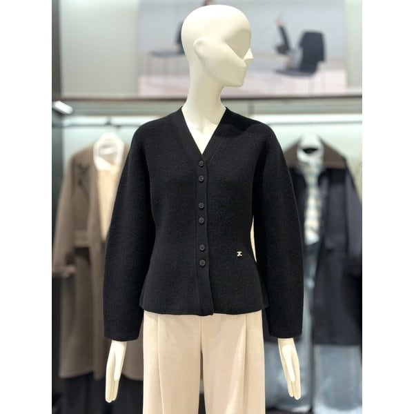 [시흥점] 버튼 디테일 브이넥 페플럼 카디건 V261KSL903