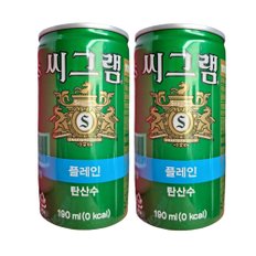 코카콜라 씨그램 플레인 190ml 60캔